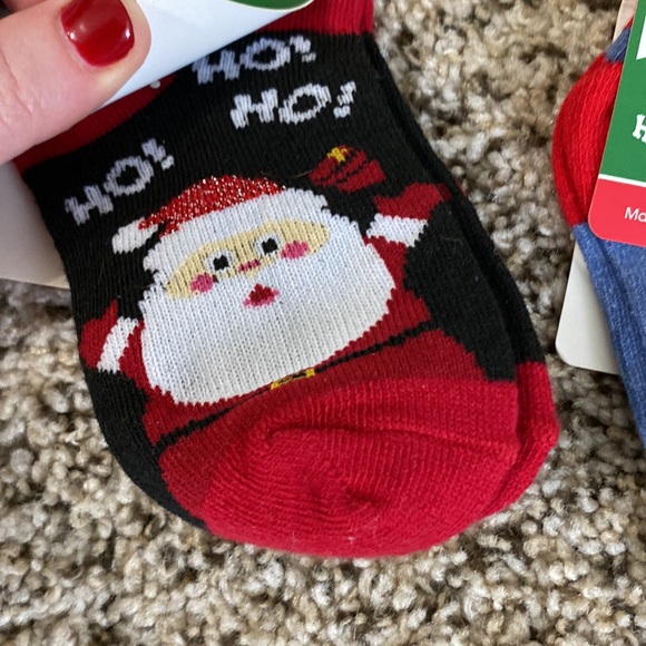 Little kids Christmas ankle cut sock bundle of 5 pairs - see pics for sizing - Picture 4 of 9